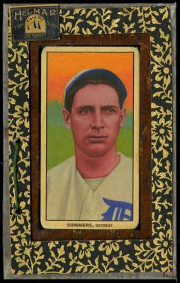 Picture, Helmar Brewing, T206-Helmar Card # 171, Ed Summers, Portrait, Detroit Tigers